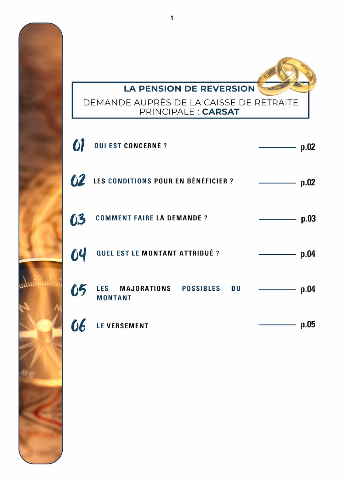 Pension de Réversion délivrée par la Caisse de Retraite CARSAT